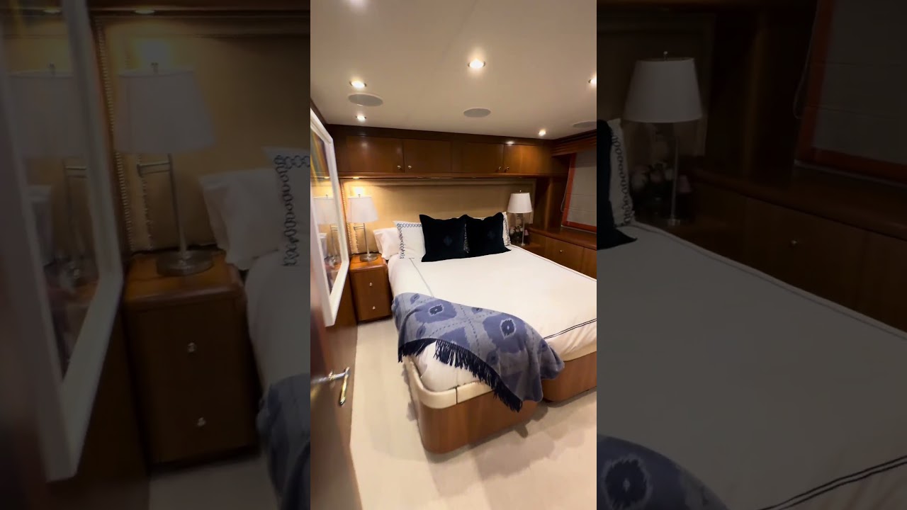 Explore every detail of MAGIC — a 2005 Hatteras 100’ Motor Yacht