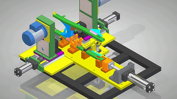 Drilling SPM Project Animation Made in Solid Edge