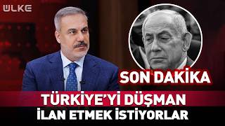 Türkiyeyi Düşman İlan Etmek İstiyorlar Hakan Fidandan İsrail Açıklaması