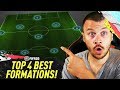 FIFA 20 BEST FORMATIONS & TACTICS in ULTIMATE TEAM! TOP 4 MOST EFFECTIVE FORMATIONS TUTORIAL