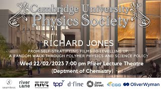 Prof Richard Jones -From self-stratifying films to levelling up: polymer physics and science policy screenshot 4