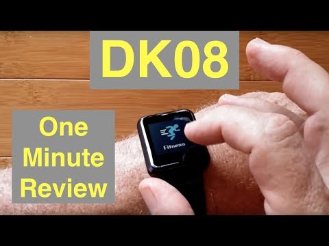 KOSPET DK08 IP67 Apple Watch Shaped Smartwatch Always On Transflective Screen: One Minute Overview