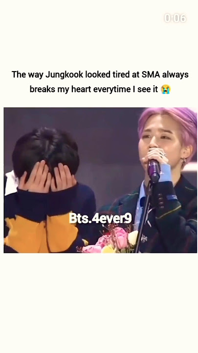 jungkook was sick in SMA 2019 all members was worried about him #bts #jungkook #viral #shorts