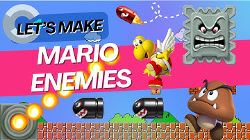 How make iconic Mario enemies in construct 3 (Platformer enemies)