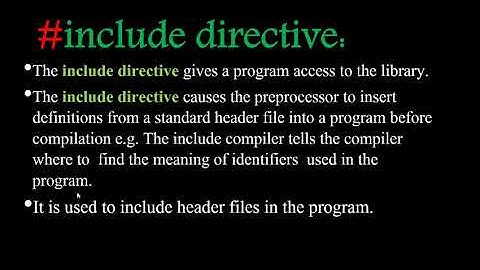 C language lecture 1 Preprocessor directives header files in Urdu\Hindi