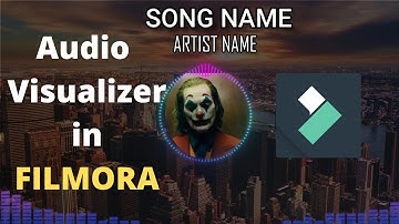 How To Make Audio Visualizer Effect for Your Lyrical Music Video in FILMORA in 2 Minutes