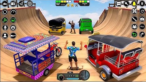 Grand Ramp TukTuk Rickshaw - New Android Gameplay