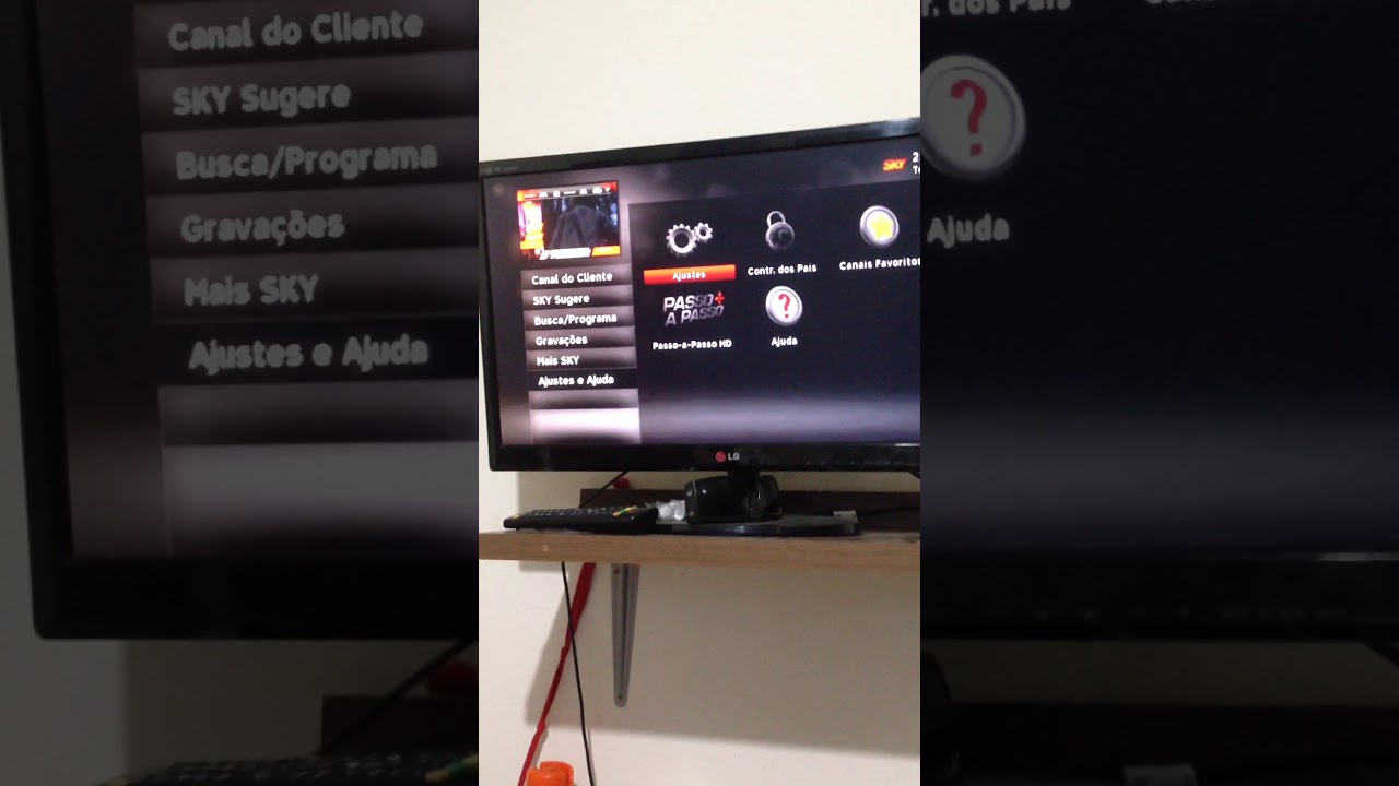 Como Configurar O Controle Da Sky Youtube