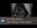 50 valknut tattoos for men