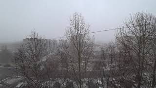 Унылая погода в Северодвинске.  23 апреля 2020.