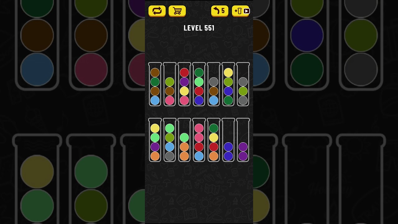 Ball Sort Puzzle - level 551 - YouTube