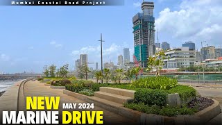 New Marine Drive Progress Update!! | Mumbai Coastal Road | 31 May 2024 Update.