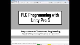 PLC Programming with Unity Pro S