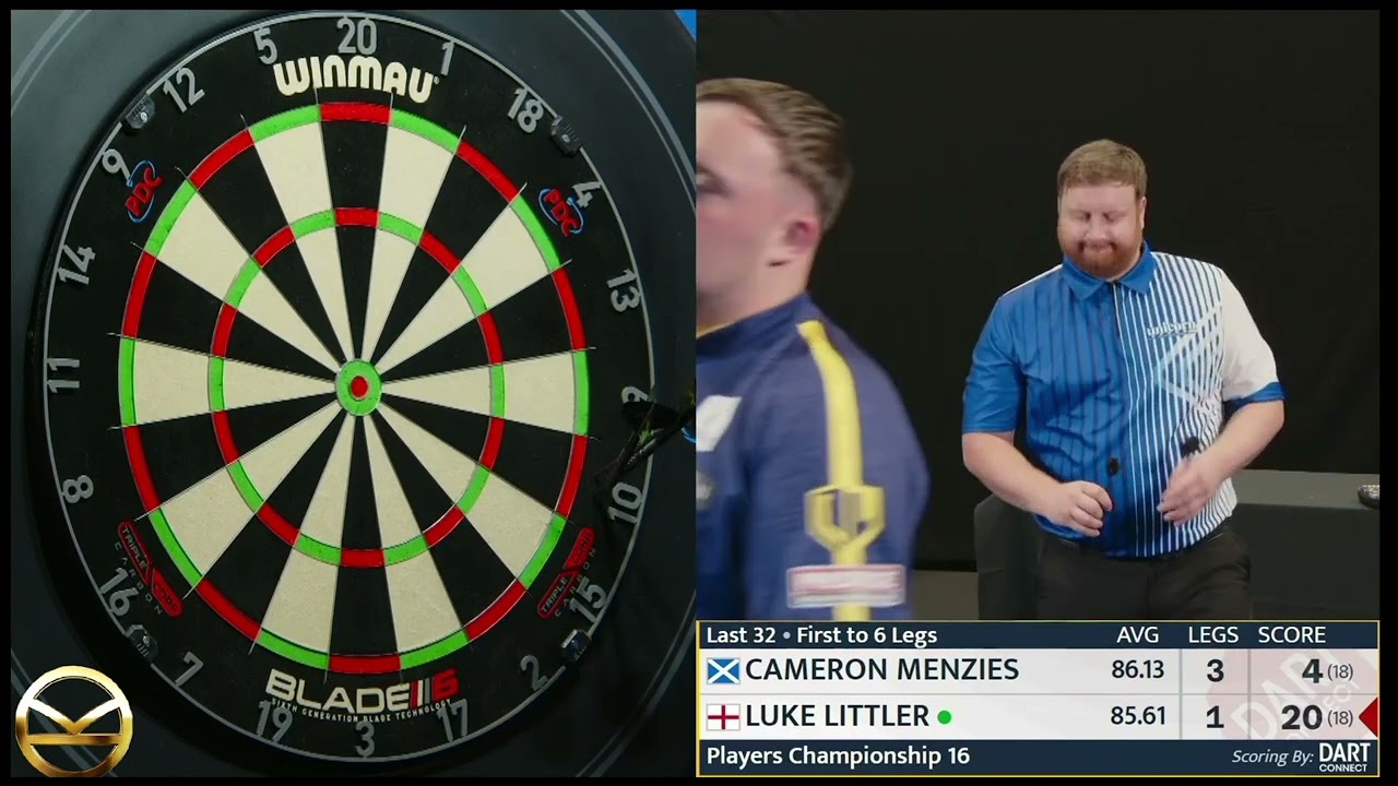 Luke Littler vs Cameron Menzies | 2024 Players Championship 16 | Darts 🎯