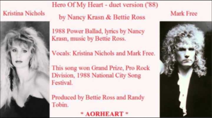 KRISTINA NICHOLS & MARK FREE - Hero Of My Heart (a...