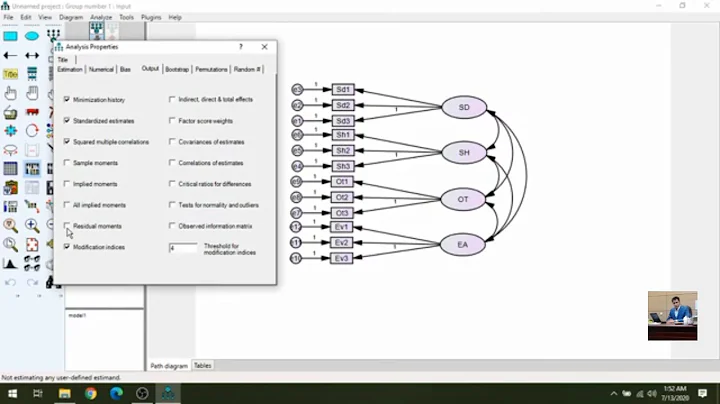 How to perform Confirmatory Factor Analysis (CFA) Using AMOS? by Dr.Adil Zia