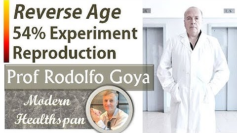 Reverse Age by 54% Experiment Reproduction | Prof Rodolfo Goya Interview Series Ep1
