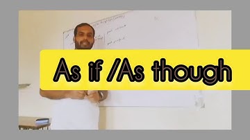 As if/As though  in Completing Sentence by Ali Haider Choton. English Centre.