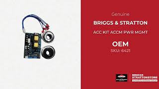 6421 - ACC KIT ACCM PWR MGMT - Briggs and Stratton - Genuine OEM Part