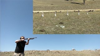 Adler A-110 Lever Action Shotgun - Bowling Pins