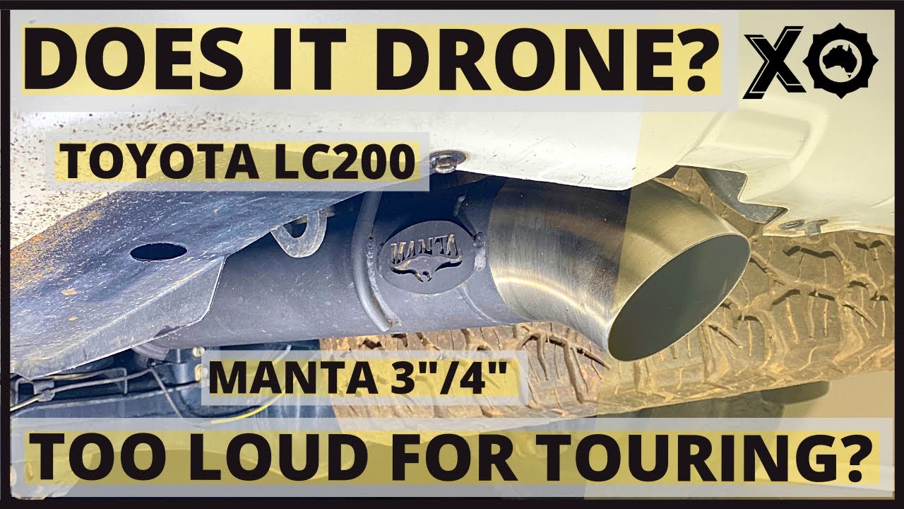 MANTA EXHAUST REVIEW Does it drone? 200 SERIES LANDCRUISER V8 Is