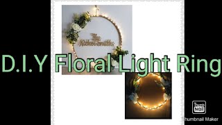D.I.Y Floral Light Ring $12.00