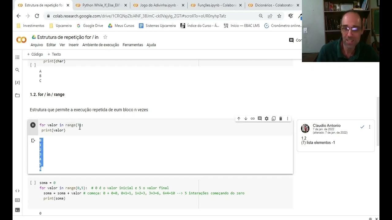 Curso Python para Iniciantes Comando for em python Comando in em Python ...