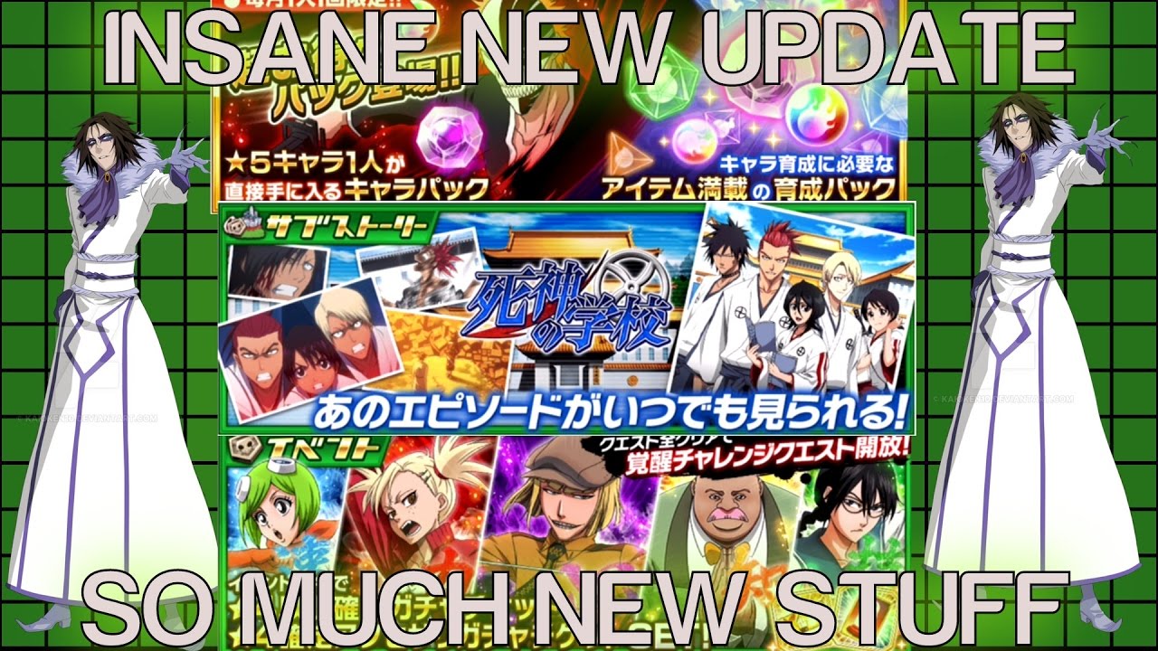 Bleach Brave Souls News INSANE NEW UPDATE COMING TOMORROW!! YouTube