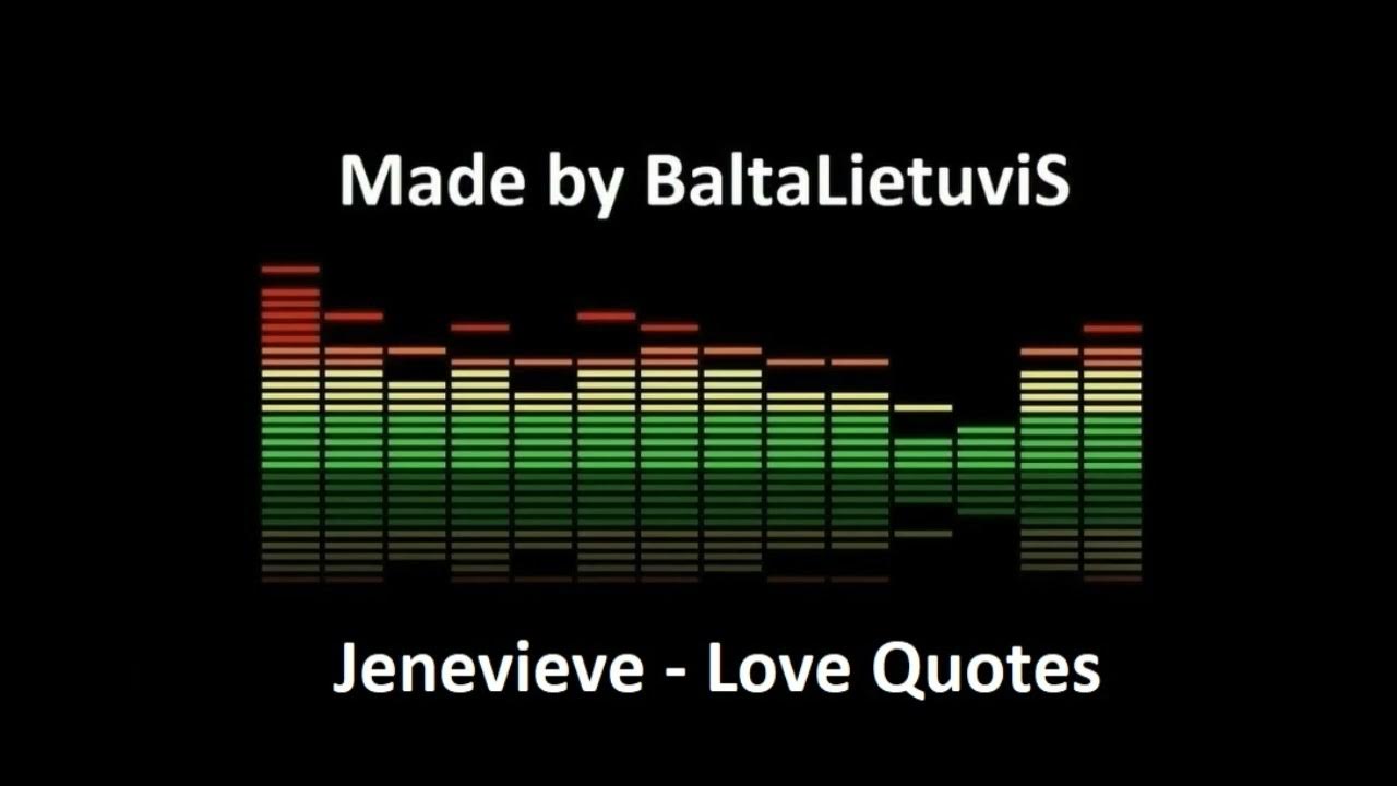 Jenevieve - Love Quotes (instrumental) - YouTube