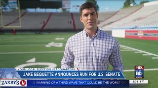 Former Razorback Jake Bequette positioning himself as political outsider preparing to tackle U.S. Se