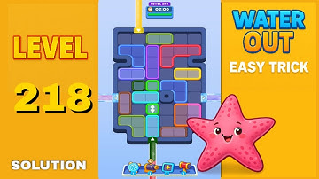 Water Out Puzzle Level 218 – Easy Solutions