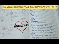|How To Make Chemistry Practical Copy Class 10|Solved Chemistry Practical Notebook|