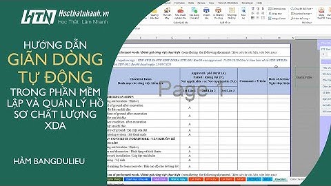 #26 - Hướng dẫn 3 Bước đơn giản để giãn dòng tự động trong phần mềm hồ sơ chất lượng XDA