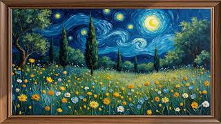 Tranquil Moonlit Garden | Serene Night Calm | Ambient Art for Relaxation screenshot 5