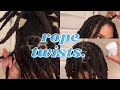 ✨HOW TO: ROPE TWISTS|3C/4A HIGH DENSITY|LOW POROSITY|MEDIUM LENGTH|SEMI-FREEFORM LOCS|thequalityname