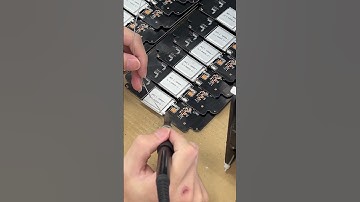 Each light mask motherboard requires a battery to store power #maskfactory #factory #maskmachinery