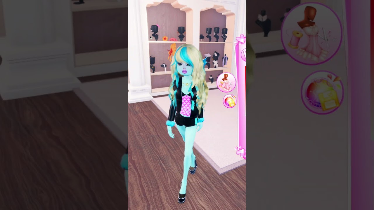 Creating Lagoona Blue's Iconic Look in Dress to Impress!  #lagoonablue  #MonsterHigh #dti - YouTube