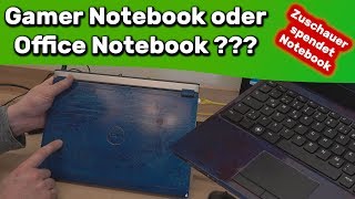 Ist das ein Gaming oder Office Notebook? - Zuschauer schickt Laptop