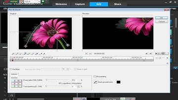 corel videostudio pro x10 pan & Zoom video editing hindi tutorial
