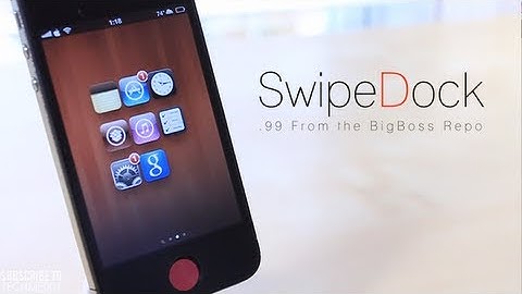 SwipeDock Best Cydia Tweaks 2012