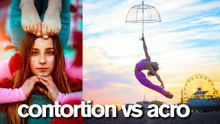 Jordan Matter! CONTORTION vs ACRO Viral 10 Minute Photo Challenge