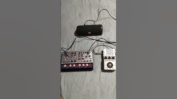 dusk - KORG volca modular, ZOOM MultiStomp STEREO DELAY