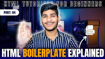 HTML Boilerplate Explained: html, meta-tags and more | #webdevelopment #html