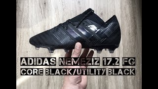 Adidas Nemeziz 17.2 FG 'Core Black/Utility Black' | UNBOXING & ON FEET | football boots | 2017 | HD