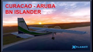 Curacao (TNCC) to Aruba (TNCA) | BN Islander | X-Plane 11