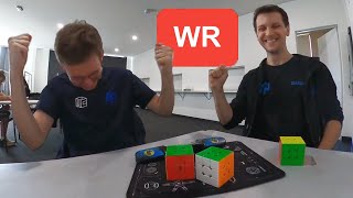 Robs Challenge WR with Feliks Zemdegs!