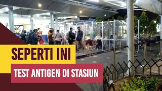 Mekanisme Rapid Test Antigen di Stasiun Tugu Yogyakarta