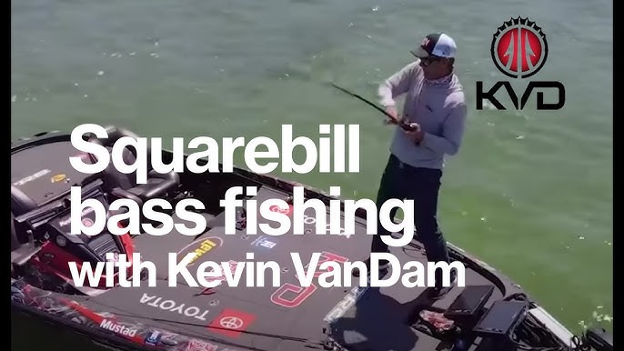 Kevin VanDam's total squarebill cranking rig and how he fishes 'em!!!! 