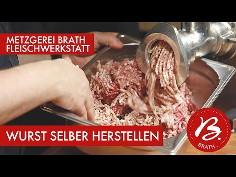 Wiener & Bockwurst selber machen - Wurst selber machen - Opa Jochen´s Rezept. 