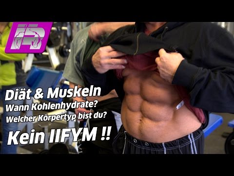 Muskeln & Diät / Low-Carb oder High-Carb? / KEIN IIFYM !!!